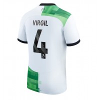Camisa de time de futebol Liverpool Virgil van Dijk #4 Replicas 2º Equipamento 2023-24 Manga Curta